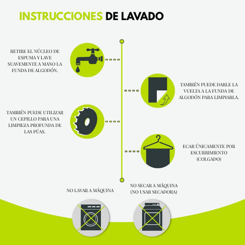 Esterilla y almohada de acupresión